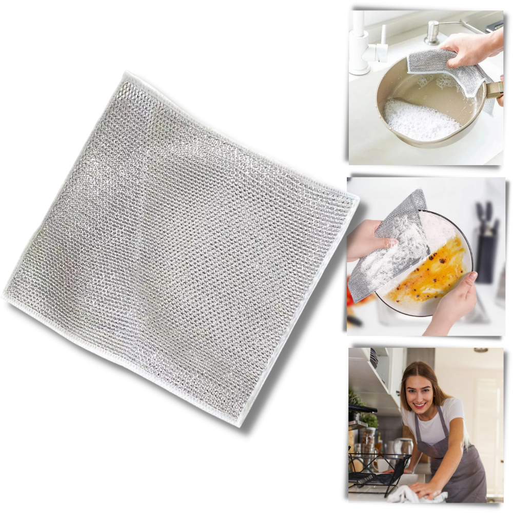 Pano de limpeza de algodão grosso e absorvente da marca Ykohkofe, ideal para limpeza doméstica pesada.