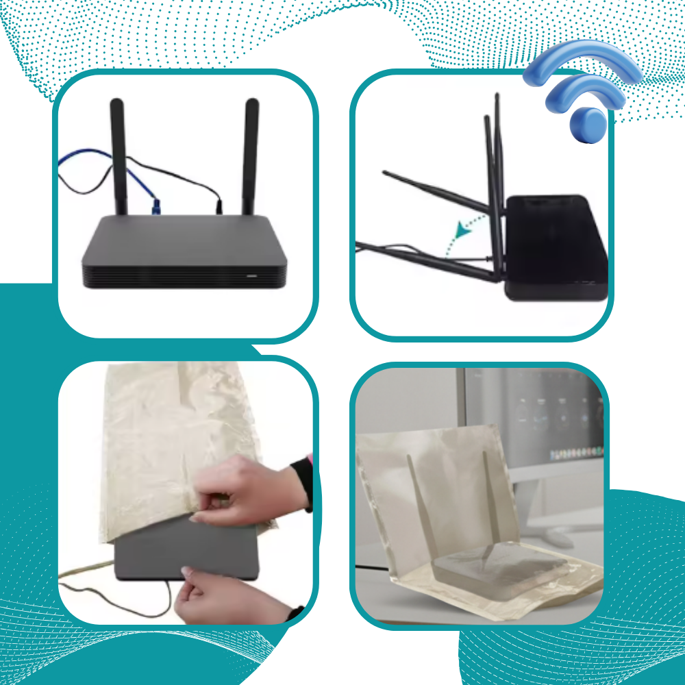Housse de protection Thinkstar pour défonceuse contre champs électromagnétiques et radiofréquences, accessoire de sécurité.