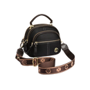 Bolsa tiracolo vegana preta da Latico, acessório para bolsas e carteiras, com design clássico e elegante.