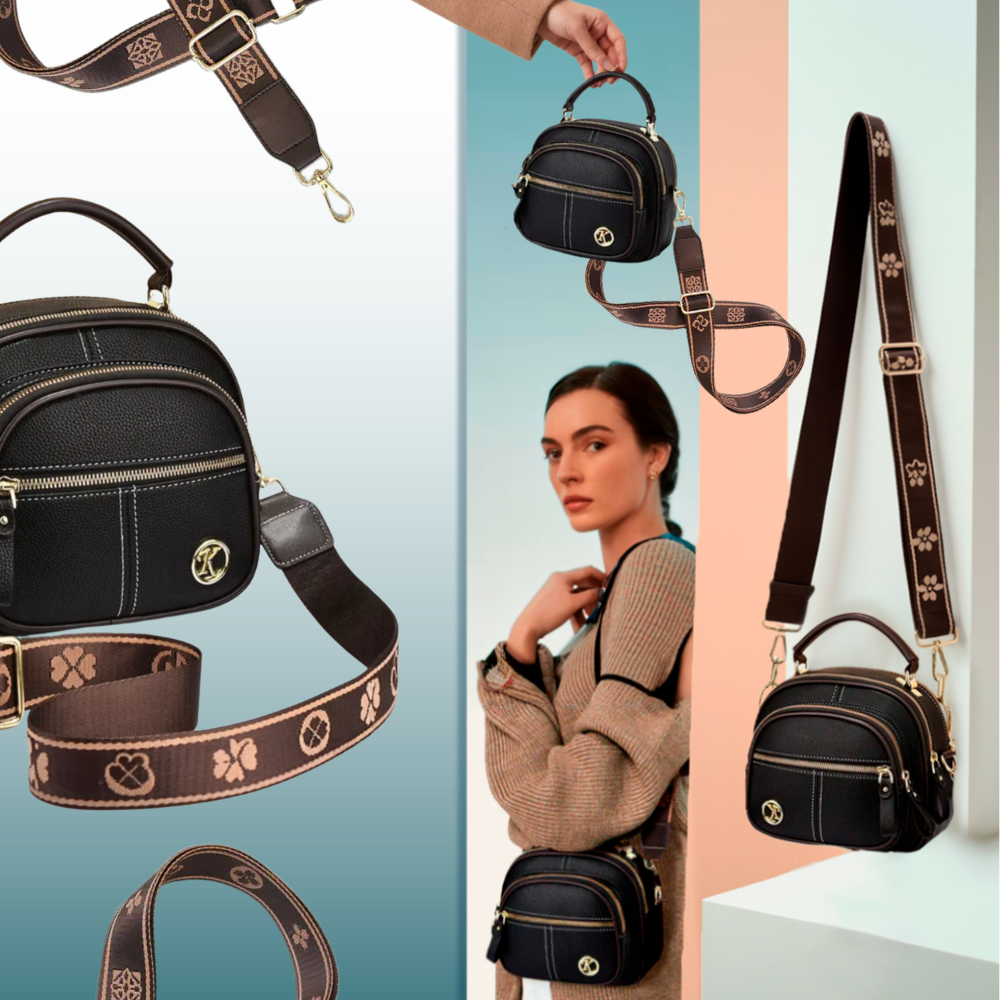 Bolsa tiracolo vegana da Latico, acessório moderno para sacolas e carteiras, com design elegante e sustentável.