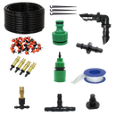 Kit de irrigação para jardim Tomfoto com mangueira de 5m, ideal para sistemas de irrigação e cuidados com plantas.