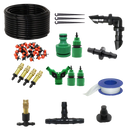Kit de irrigação para jardim Tomfoto, sistema de irrigação com mangueira de 5 metros, ideal para irrigar plantas e hortas.