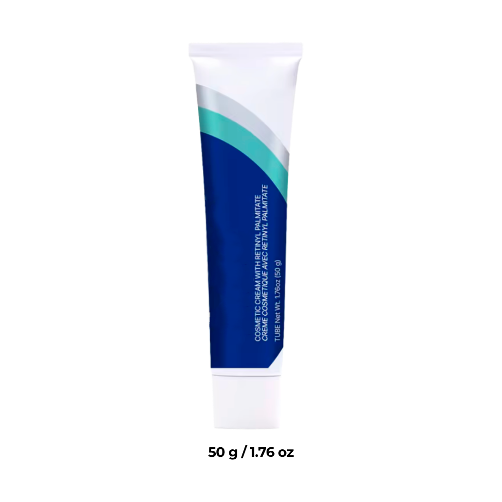 Creme renovadora ao retinol da Tommy Hilfiger, cosméticos para renovação e cuidado da pele, embalagem com tubo branco e rosa