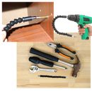 Porte-foret flexível Tomshine para perceuse elétrica, acessório para facilitar perfuração em locais difíceis.