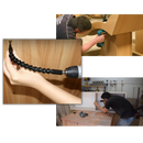 Porte-foret flexível Tomshine para perceuse électrique, acessório de 195 mm para facilitar perfuração em locais difíceis.