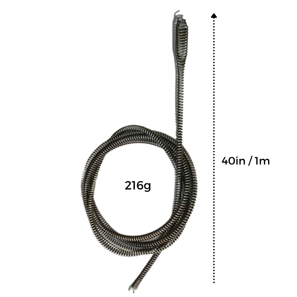 Produto químico Tongina para limpeza de canos, mostrado com ferramenta elétrica para aplicação eficiente em encanamentos.