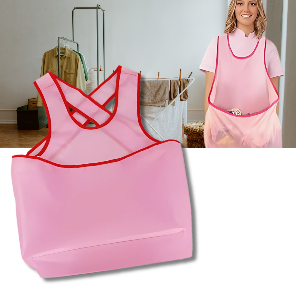 Tablier de ménage impermeável Tongina com grande bolso, utensílios e acessórios de cozinha, proteção prática para limpeza.