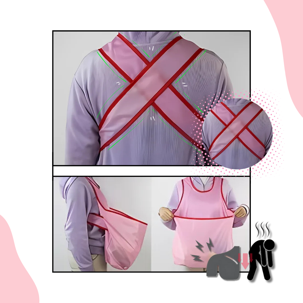Tablier de ménage impermeável Tongina com grande bolso, ideal para proteção na cozinha e limpeza doméstica.