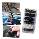 Kit de 100 clips Tools para painel de porta de carro, peças automotivas e motos, com ferramenta para instalação.
