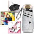 Parasol de bolso cinza Toptie com proteção UV para uso ao ar livre, compacto e portátil.