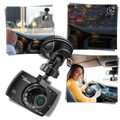 Câmera de bordo Topunion, gravador de condução inteligente HD 1080p, com duas câmeras para veículos, gravação de alta definição