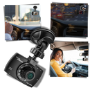 Câmera de bordo Topunion, gravador de condução inteligente HD 1080p, com duas câmeras para veículos, gravação de alta definição