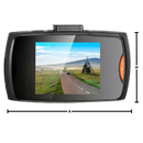 Câmera de vídeo para veículos Topunion, enregistreur de conduite inteligente HD 1080p com duas câmeras para carros.