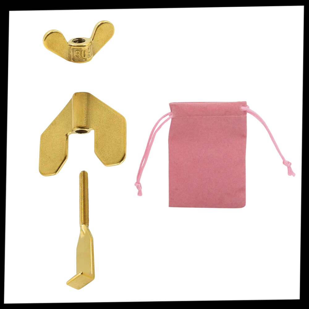 Fechadura de porta de viagem universal Toseery, sem perfuração, em acabamento preto, para segurança de portas de viagem.