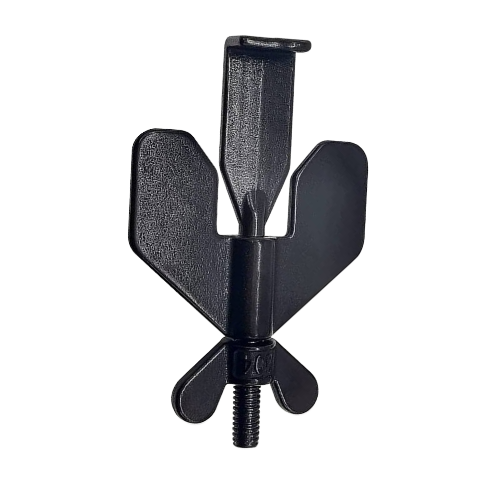 Verrou de porte de voyage universel Toseery, sans perçage, em acabamento preto, para segurança e proteção de portas.