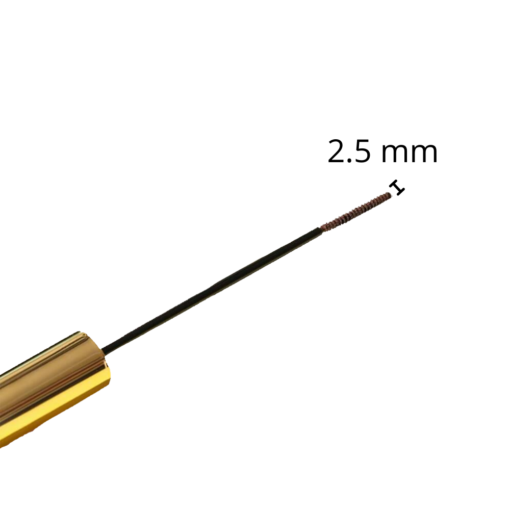 Máscara fina à prova d'água da Totoka, cosméticos, com acabamento escuro e resistente, ideal para olhos com efeito natural.