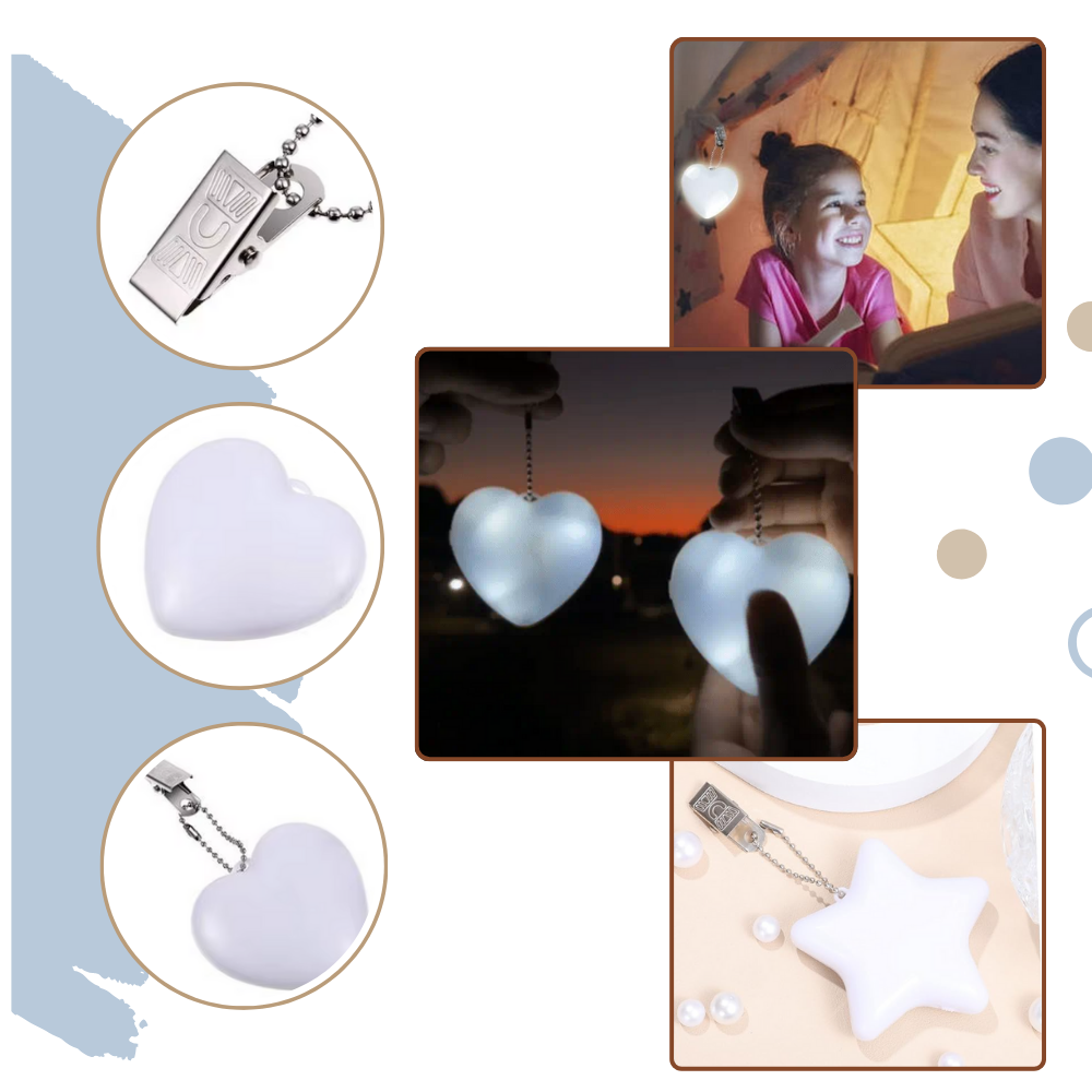 Acessório de luz para bolsa Hokarua com ativação por toque, iluminação portátil e moderna para bolsas e mochilas.
