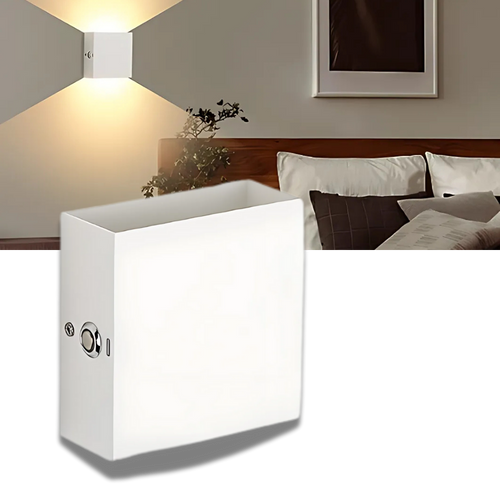 Lâmpada de parede tátil da Fsliving, com controle de escurecimento, em ambiente moderno com iluminação suave.