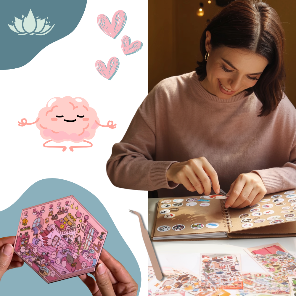 Autocollants Pastels de Mises en Scènes da Toy Clearance! para projetos de loisirs criativos, com detalhes coloridos e delicados.