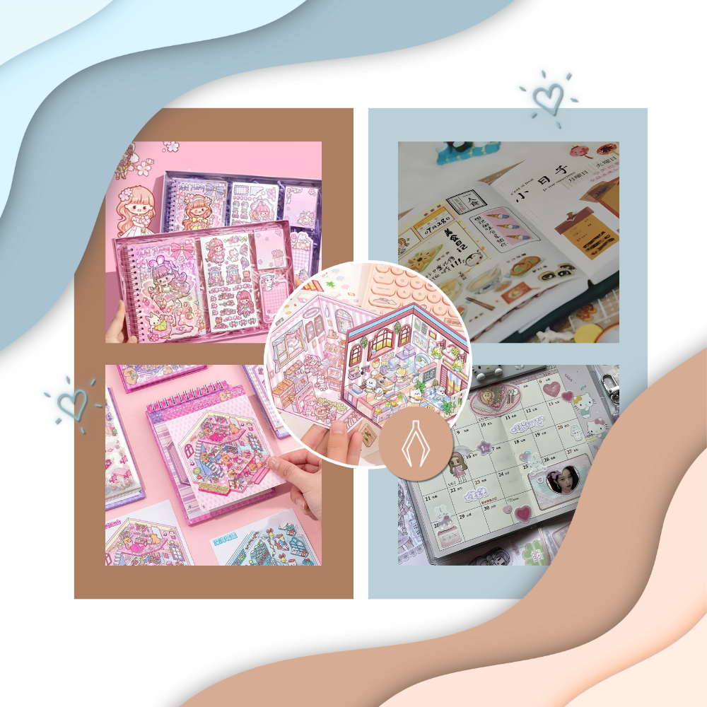 Autocollants de loisirs créatifs Pastels de Mises en Scènes, Toy Clearance!, avec motifs colorés pour scrapbooking et crafts.