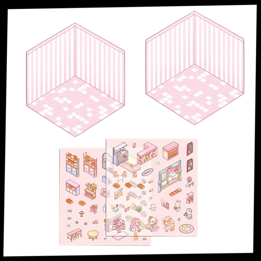 Autocolantes pastéis de cenas para atividades criativas da Toy Clearance! Ideais para projetos de artes e artesanato.