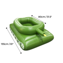 Carro de combate inflável para piscina, acessório divertido para piscinas e spas, marca Toy Life Inc.