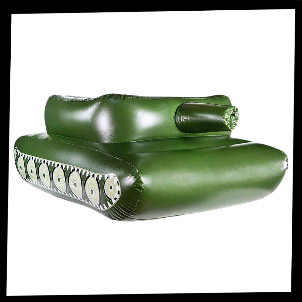 Char d'assaut inflável para piscina da Toy Life Inc, acessório divertido para piscinas e spas.