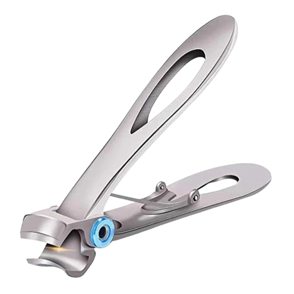 Corte unha em aço inoxidável Toyfunny, com grande abertura, para cuidados de beleza e cosméticos.