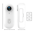 Dimensões da câmera de ação Trail Pro da Sjcam, mostradas em uma imagem técnica detalhada.