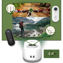 Objetiva para câmera esportiva Trail Pro da Sjcam, captura vídeos em Ultra HD com brilho intenso em cada quadro.