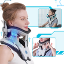 Dispositivo de tração cervical Leamai, equipamento de fisioterapia e ergoterapia, ajustável para suporte ao pescoço.