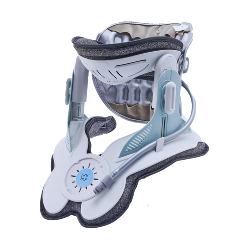 Capa para aparelho de tração cervical Leamai, equipamento de fisioterapia e ergoterapia para suporte cervical.