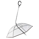 Laisse parapluie transparente para cachorro da Mewmewcat, proteção contra chuva com cobertura transparente para pets.