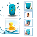 Brinquedos de banho canard Ktnajol, brinquedos de banho com patos coloridos e efeitos de jato para diversão na piscina.