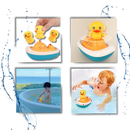 Brinquedos de banho canards interativos da marca Ktnajol, incluindo brinquedos que espirram água para diversão na hora do banho.