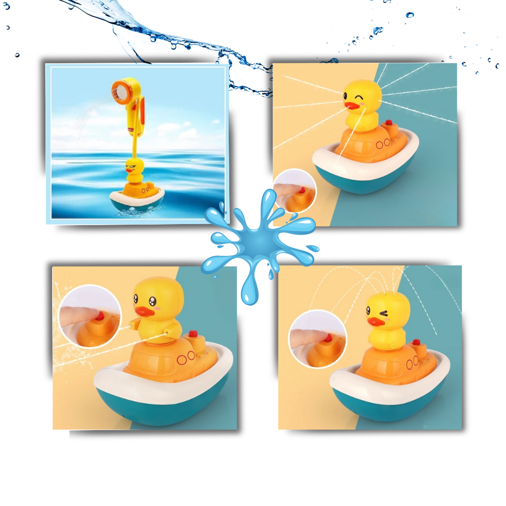 Brinquedos de banho canards da Ktnajol, com spray múltiplo, ideal para diversão na hora do banho.