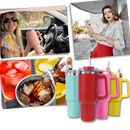 Caneca grande com alça para carro, artes de mesa Kowaku, design robusta e prática para bebidas em viagem.