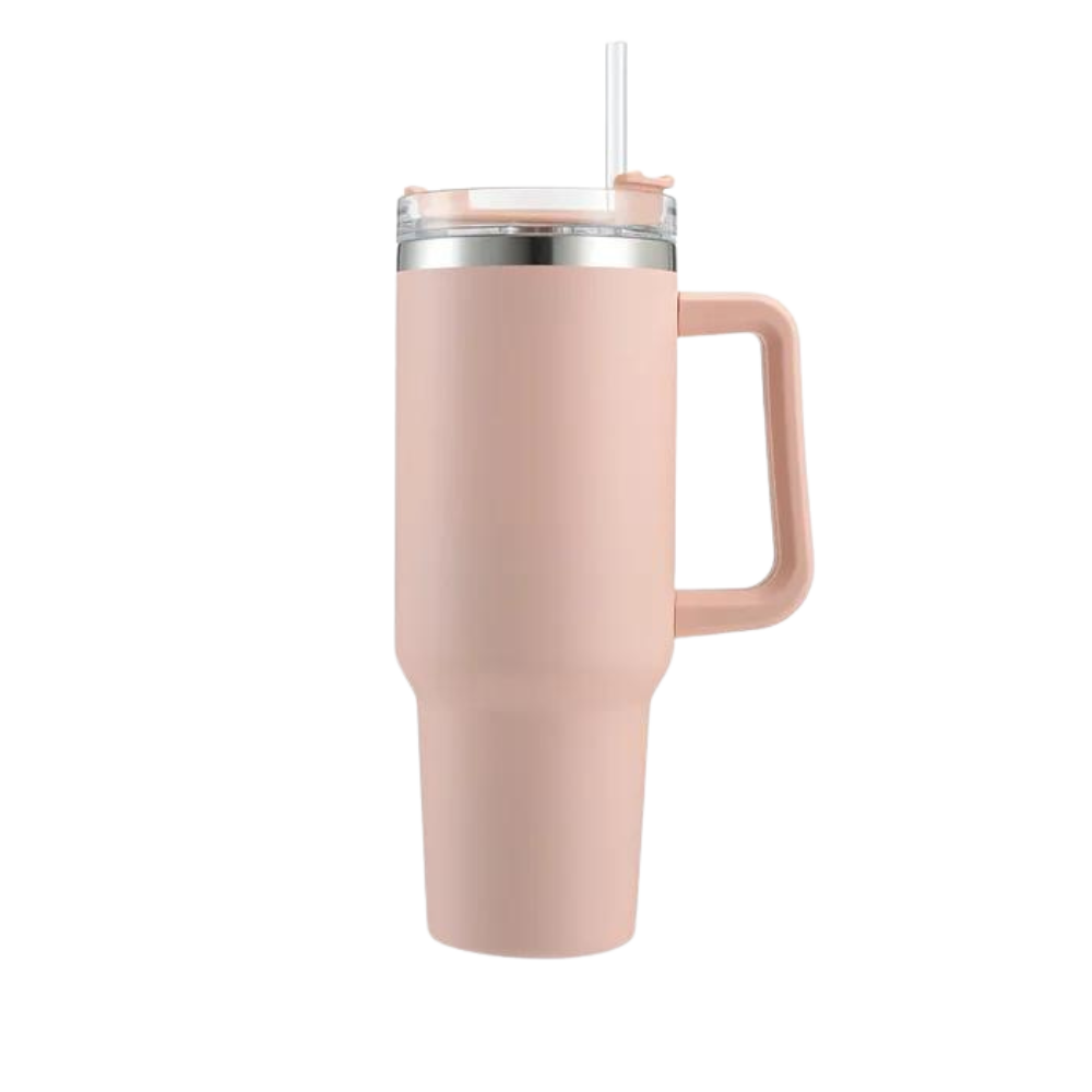 Caneca grande para carro Kowaku com alça, artes de mesa, resistente e prática para viagens e uso diário.
