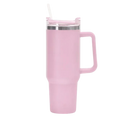 Caneca grande para carro Kowaku com alça, recipiente de artes de mesa, cor rosa, ideal para bebidas em viagens.