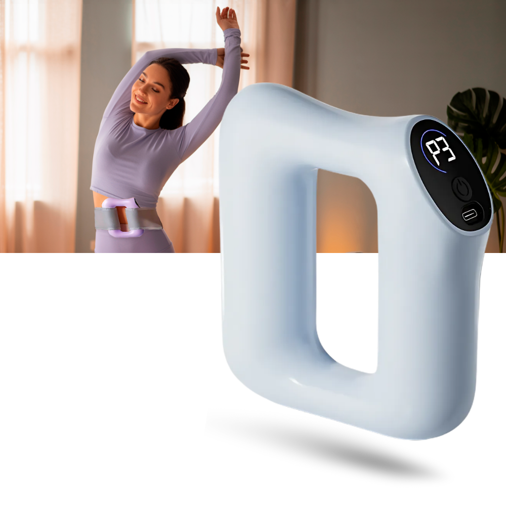 Anel de massagem Tumgatte para fascias em tom lilás, ferramenta de relaxamento e alívio muscular, em fundo branco.