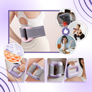 Anel de massagem Tumgatte para fascias, em cor violeta, usado para relaxamento e tratamento de músculos e tecidos.