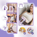 Anel de massagem Tumgatte para fascias, em cor lilás, usado para relaxamento e liberação muscular.