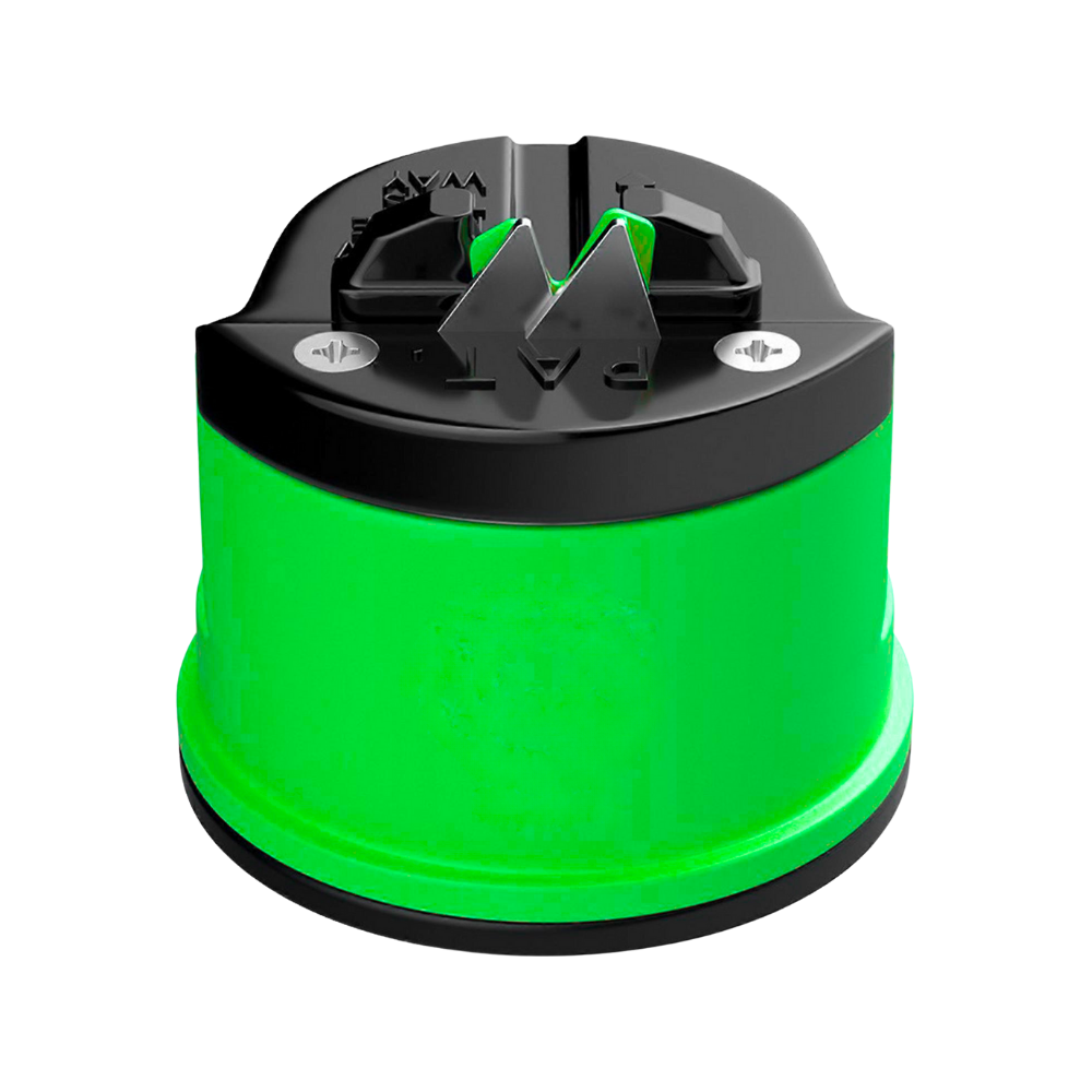 Afiador de facas elétrico da Boajf com lâminas de tungstênio verdes, ideal para restaurar o corte de facas de cozinha.