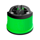Afiador de facas elétrico da Boajf com lâminas de tungstênio verdes, ideal para restaurar o corte de facas de cozinha.