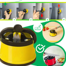 Afiador de faca em tungstênio Boajf, utensílio de cozinha elétrico para afiar facas com movimento.