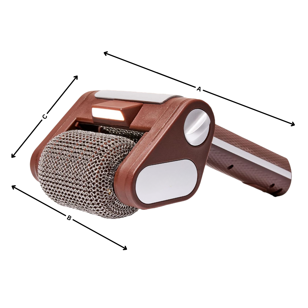Escova elétrica de limpeza para churrasqueira Bulbhead, com cerdas duráveis e design compacto para facilitar a limpeza de grelhas.