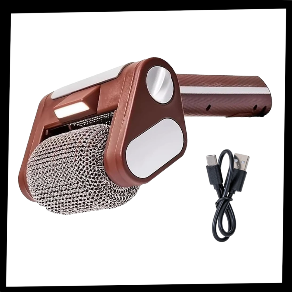 Escova elétrica de limpeza para churrasco da Bulbhead, acessório de pequeno eletrodoméstico para limpeza de grelhas.