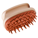 Escova de massagem Tureclos para couro cabeludo, com cerdas para relaxamento e estímulo capilar.