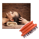 Escova de massagem Tureclos para couro cabeludo, com cerdas macias para relaxamento e cuidados capilares.
