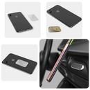 Suporte magnético preto para telefone Tvc-Mall Uk, compacto e portátil, ideal para fixar smartphones em suporte de telefonia.